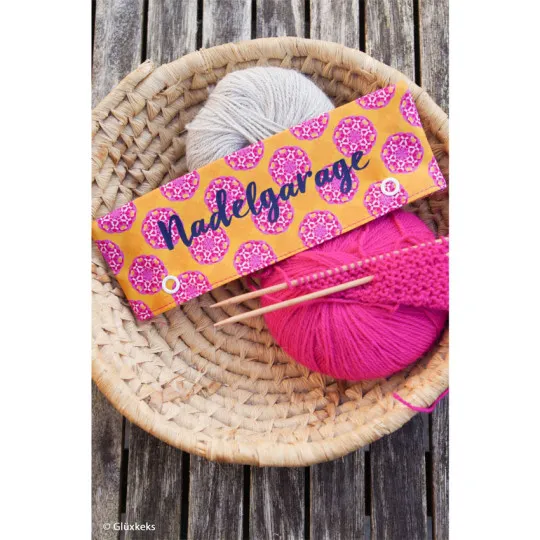 50cm Swafing Baumwollstoff Bilbao Blüten orange