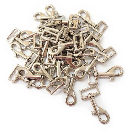 Bolzenkarabinerhaken 20mm silber 30er-Pack