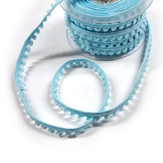 21m Mini-Bommelborte hellblau