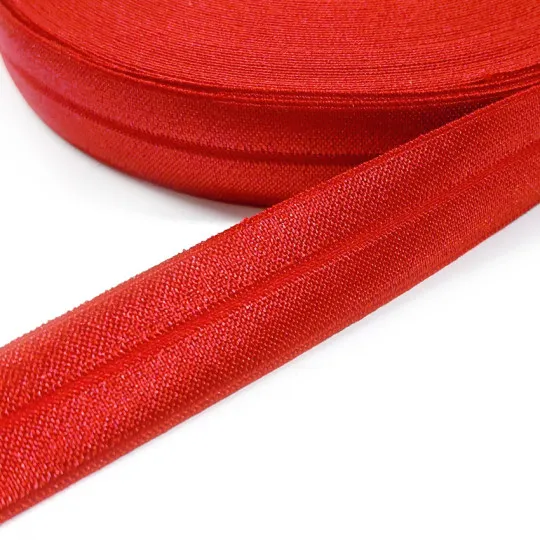 15m elastisches Einfaßband rot