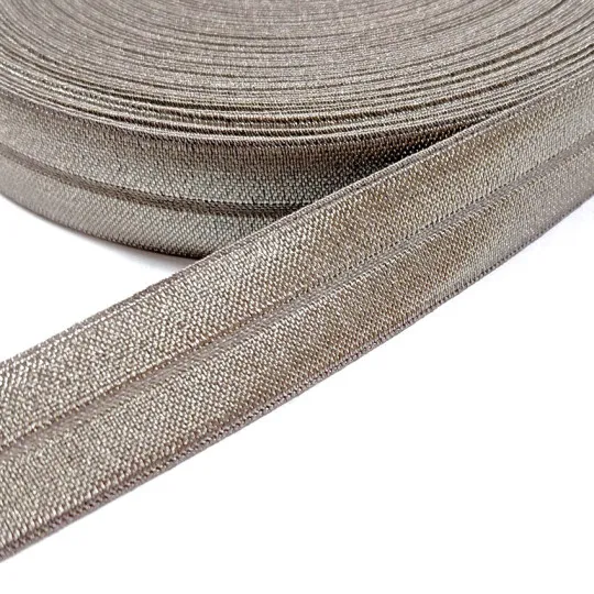 7m elastisches Einfaßband taupe