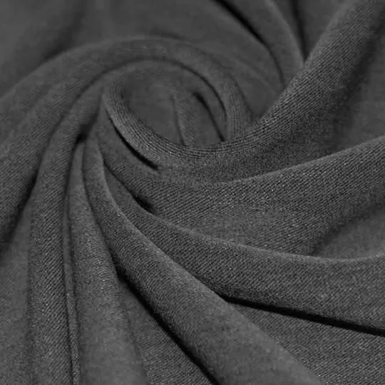 50cm Stretch Gabardine dunkelgrau-meliert