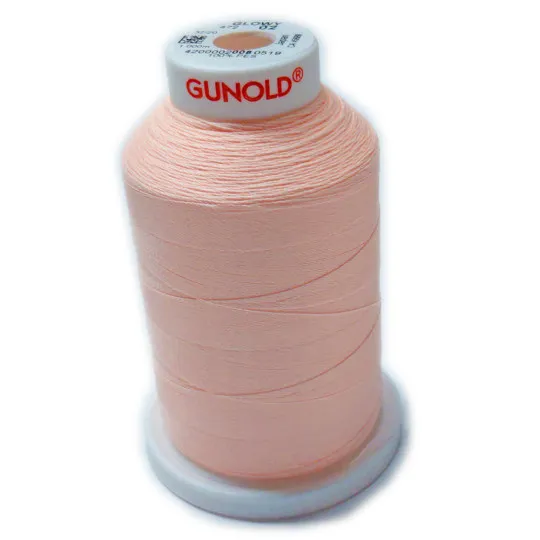 Gunold Glowy Stickgarn nachtleuchtend 1000m apricot