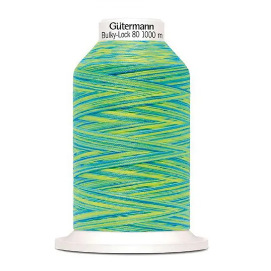 Bulky-Lock 80 Multicolor 1000m Fresh blau-grün