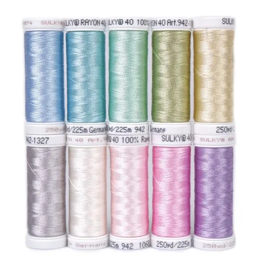 Gunold SULKY RAYON SWEET PASTELS 10x 225m