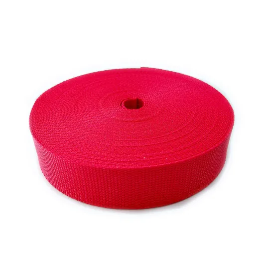 Gurtband 40mm rot 22m Rolle