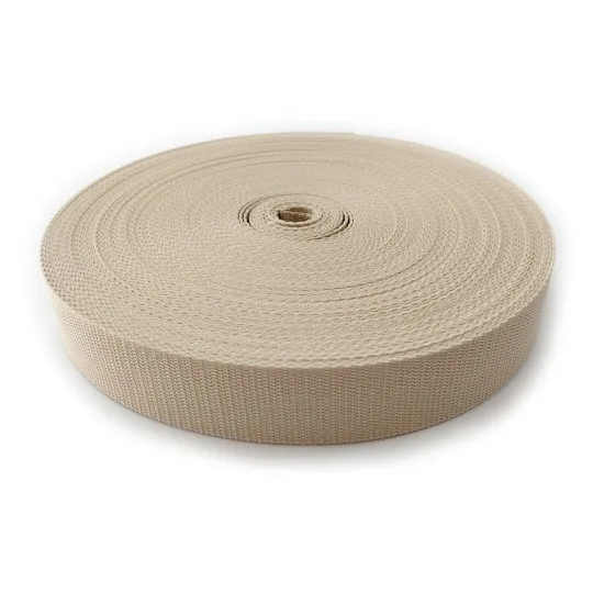 Gurtband 40mm sandbeige 37m Rolle