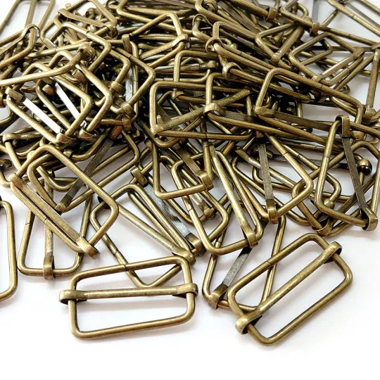 Gurtversteller altmessing 30mm 90 Stück