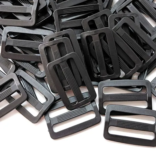 Gurtversteller 30mm schwarz 70 Stück