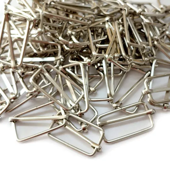 Gurtversteller silber 30mm 80 Stück