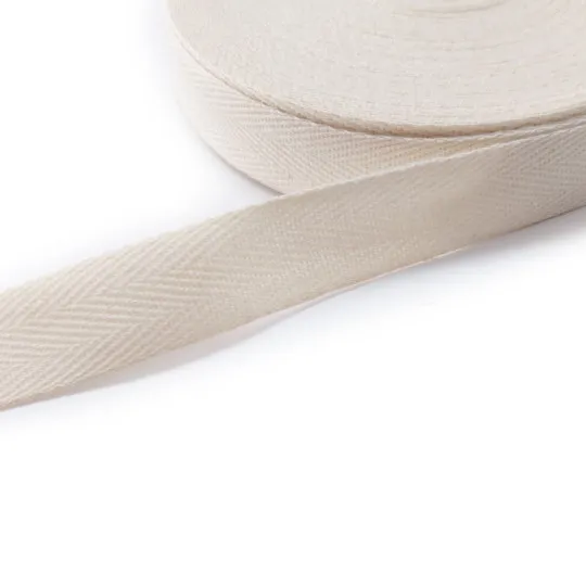 Rest: 13m Baumwollband jeansblau 15mm kräftig + weich