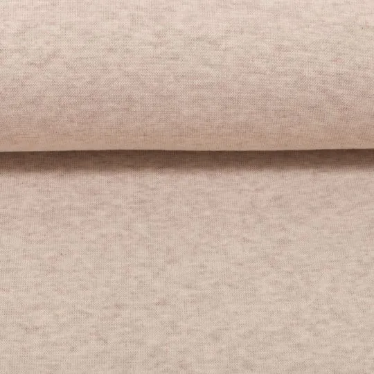 50cm Heike Bündchenstoff melange ecru