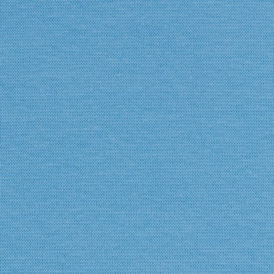 Rest: 40cm Heike Bündchenstoff hellblau glatt