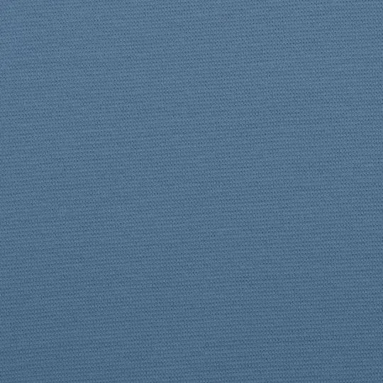 50cm Heike Bündchenstoff rauchblau glatt