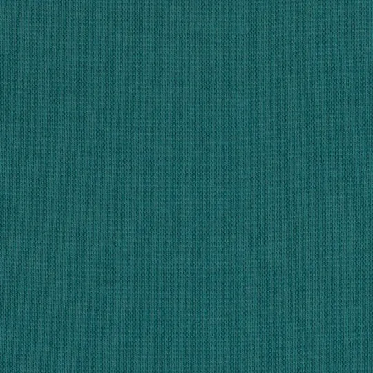 50cm Heike Bündchenstoff petrol glatt