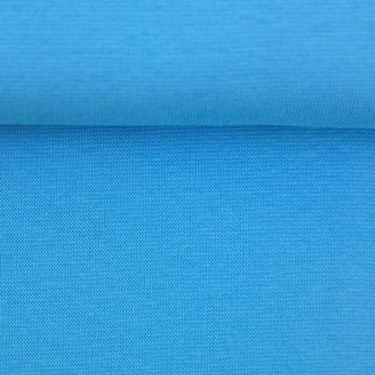 Rest: 40cm Heike Bündchenstoff türkis glatt