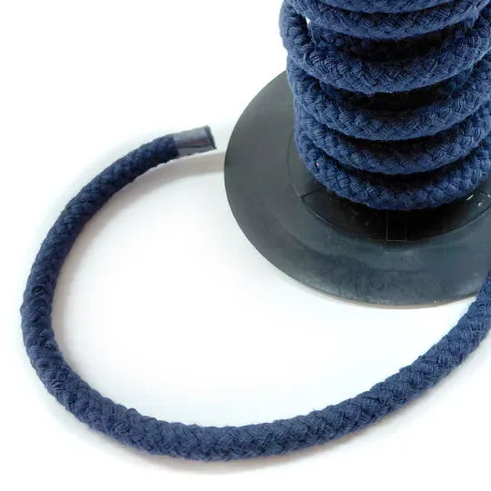 2m Hoodieband Kapuzenkordel marine 8mm