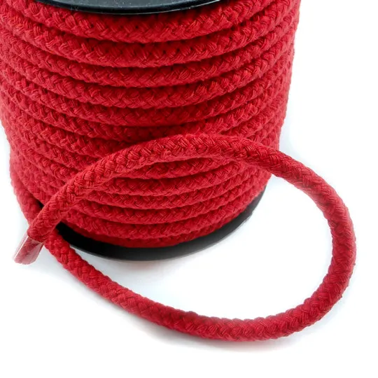 20m Hoodieband Kapuzenkordel rot 8mm