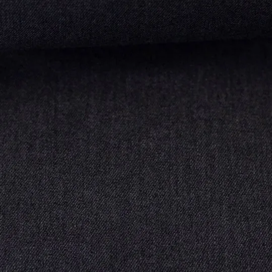 Rest: 1,45m Hosenstoff mit Stretch anthrazit-meliert