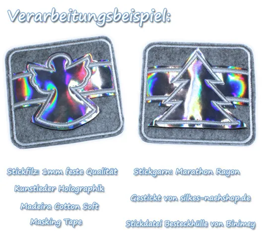 Stickfilz-Set Weihnachten