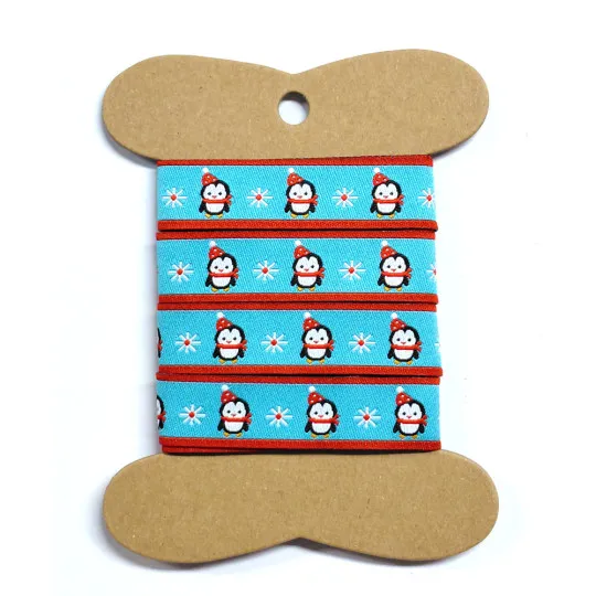 Rest: 1,40m JaneasWorld Webband LIL PENGUIN türkis