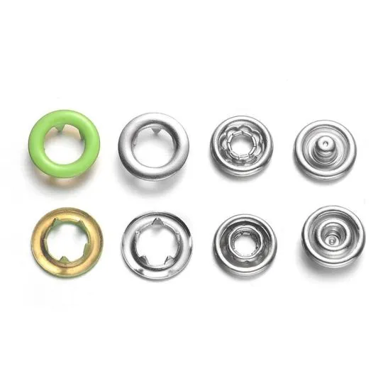 BabySnap Jersey-Ringdruckknöpfe apfelgrün