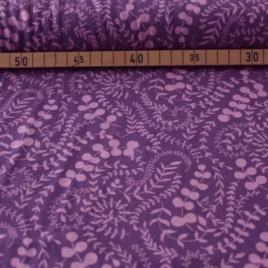 50cm Jerseystoff VINES altrosa