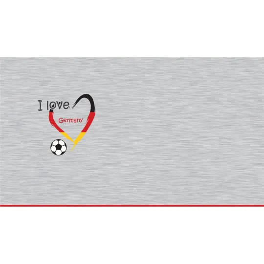 Swafing Jersey Panelstoff Fussball hellgrau-meliert 85x150cm