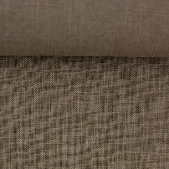 50cm Kilian Leinen-Mischgewebe schlamm