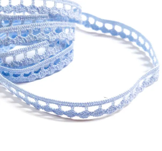 1m Klöppelspitze 10mm hellblau