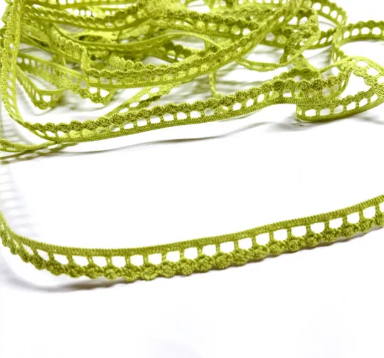 5m Klöppelspitze 10mm kiwi