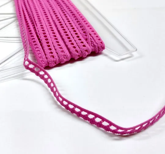 15m Klöppelspitze 10mm pink