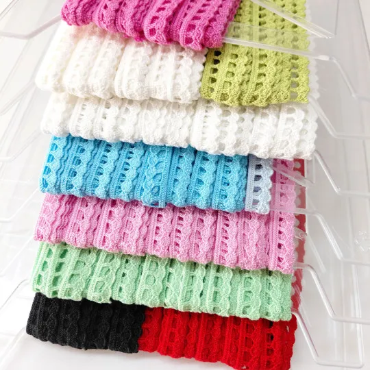 Klöppelspitze 10mm - freie Farbwahl