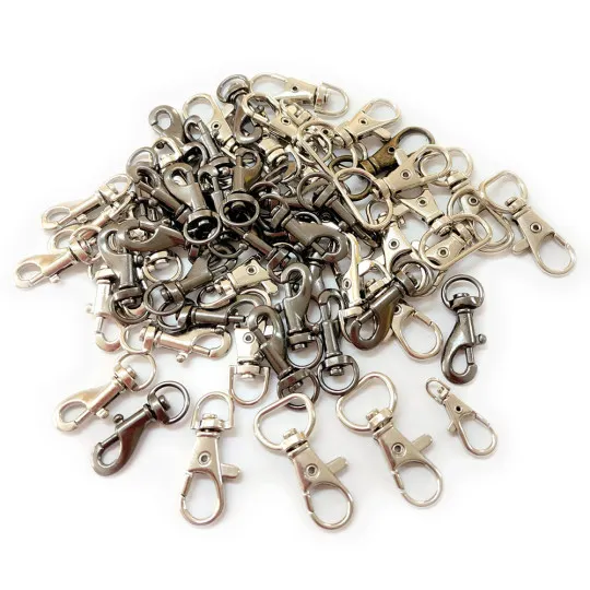 KONVOLUT Kleine Karabinerhaken 67 Stück