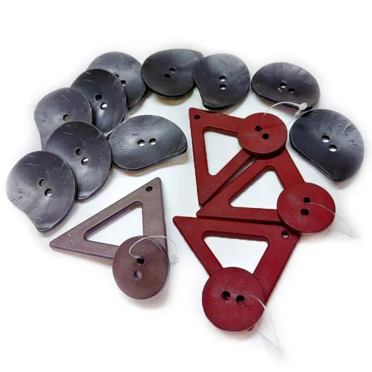 KONVOLUT Mantel- und Jackenknöpfe 14 Stück Set1