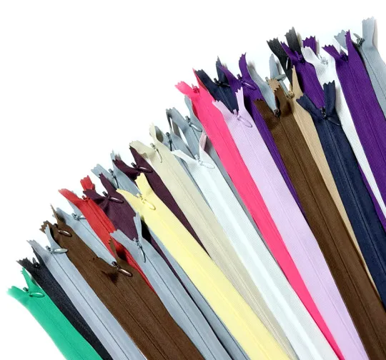 Reißverschluß-Set nahtverdeckt verstellbar 29x60cm VOL.3