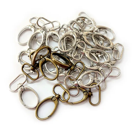 KONVOLUT Karabiner 25mm mit großer Oese 31 Stück