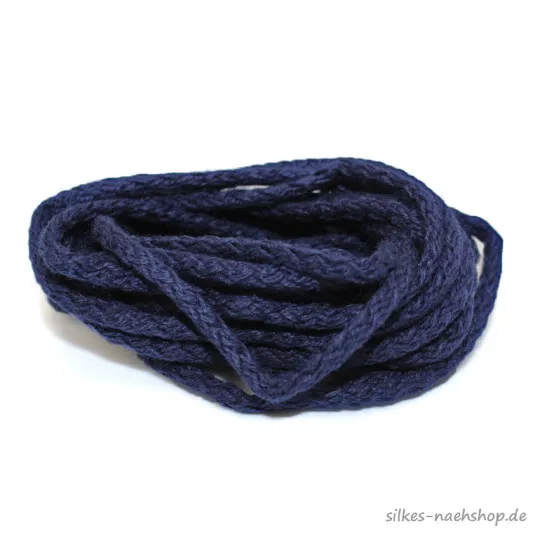 Baumwollkordel dunkelblau 3mm 2,50m