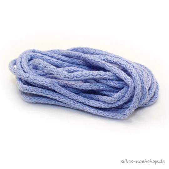 Baumwollkordel hellblau 3mm 2,50m