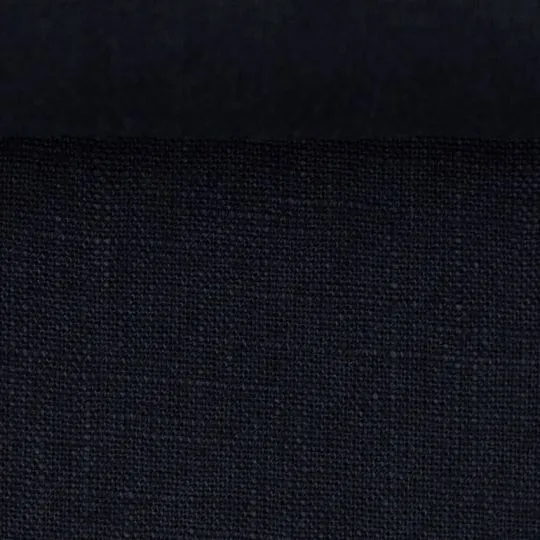 50cm Basic Leinenstoff dunkelblau