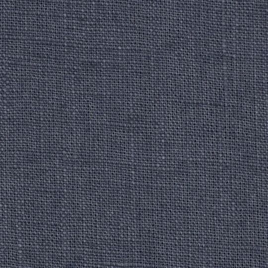 Rest: 1m Basic Leinenstoff rauchblau
