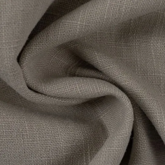 Rest: 80cm Basic Leinenstoff schlamm