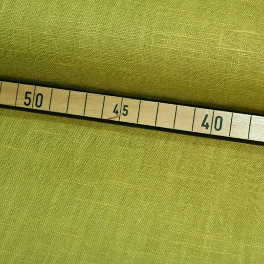 Rest: 50m Basic Leinenstoff Heu