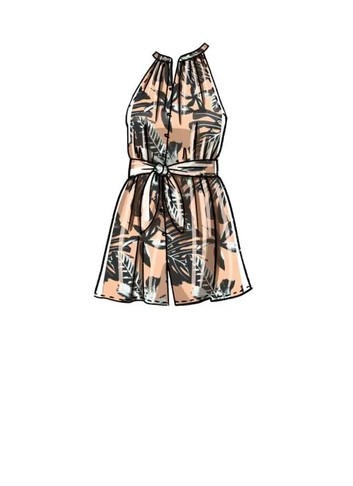 M8288 McCalls Schnittmuster Overall Jumpsuit