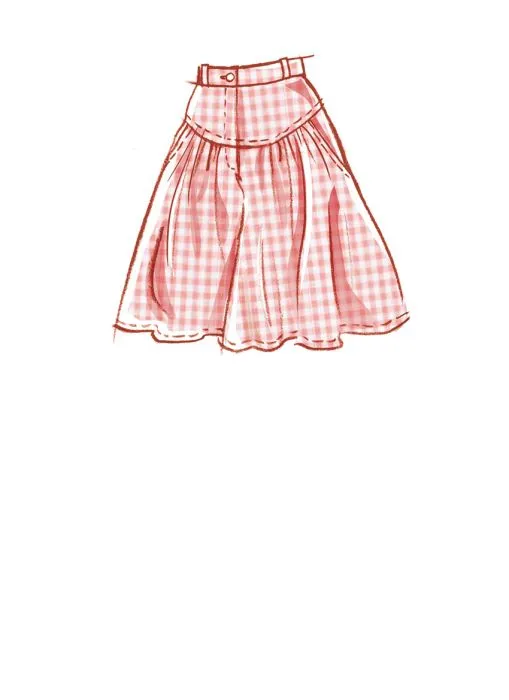 M8292 McCalls Schnittmuster weite Hose