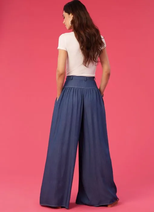 M8292 McCalls Schnittmuster weite Hose