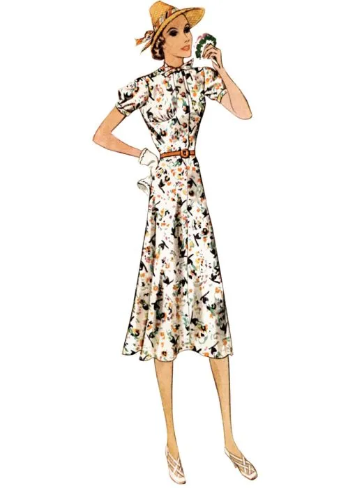 M8338 McCalls Schnittmuster Vintage Kleid 30er Jahre