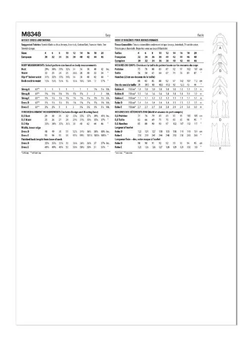 M8348 McCalls Schnittmuster Abendkleid Schulterwärmer
