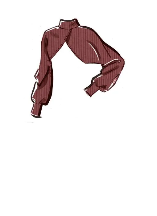 M8348 McCalls Schnittmuster Abendkleid Schulterwärmer