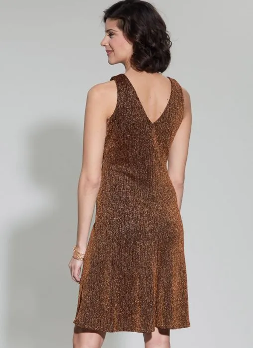 M8348 McCalls Schnittmuster Abendkleid Schulterwärmer